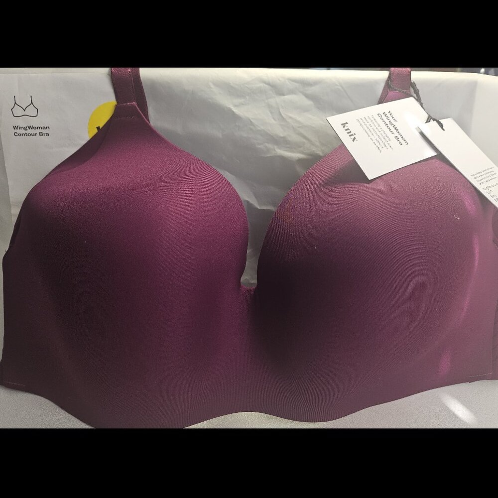 KNIX WingWoman Bra - NWT - Limited Edition color Berry - Size 8